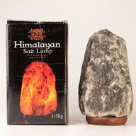 Šedá himálajská přírodní solná lampa – 3–5 kg