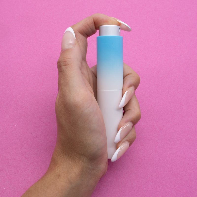 Lahvička na parfém s rozprašovačem - 10 ml - Modré stínování