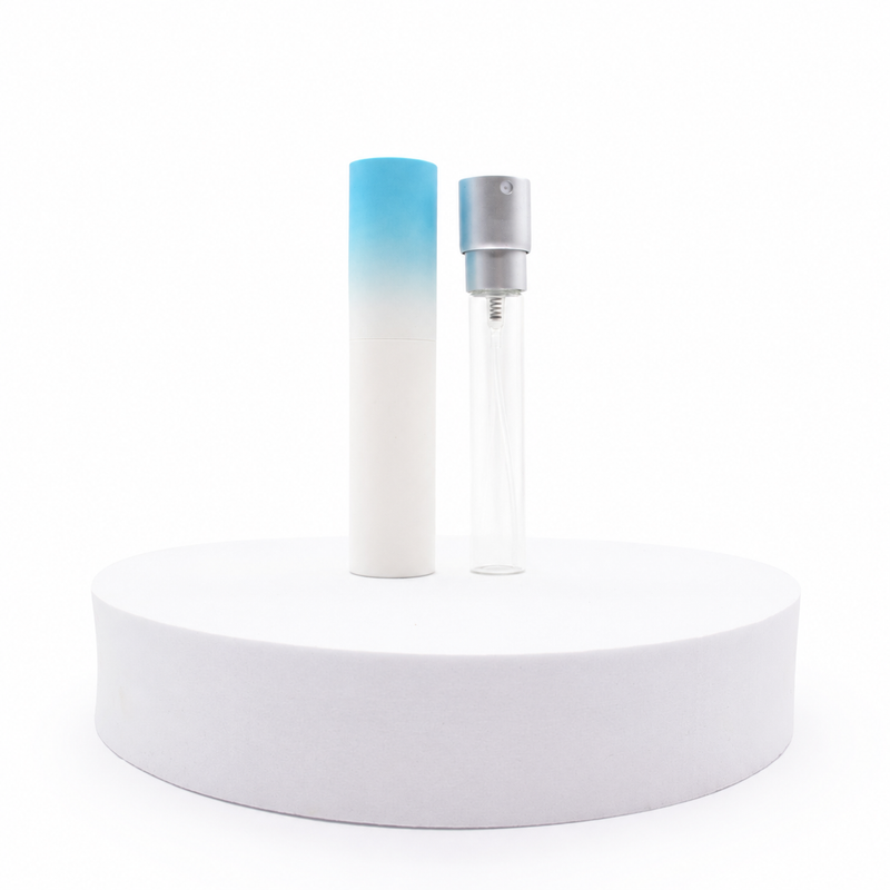 Lahvička na parfém s rozprašovačem - 10 ml - Modré stínování