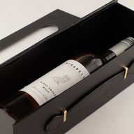 Skládací dárková krabička - v tvare krabičky na víno (33.5x10x10.5 cm) - černá