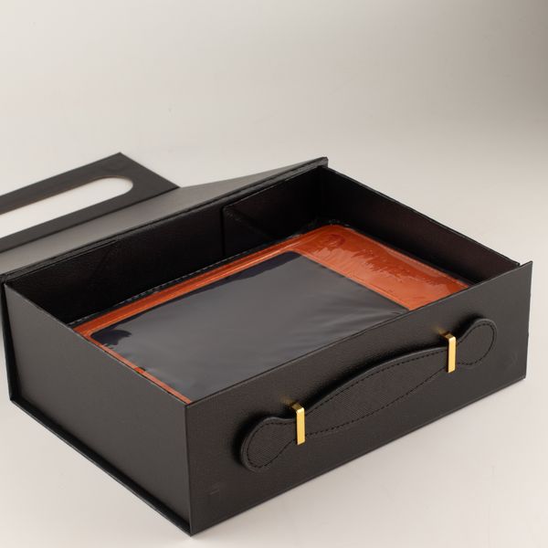 Skládací dárková krabička - Med Hamper (24x18,2x8 cm) - černá