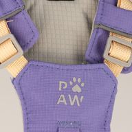 PAW - S (4-8 kg) Psí postroj typu Step-in Guardian s reflexní sítí - levandulová - ametystový přívěšek