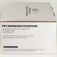 PAW misky na jídlo - Elektrická vodní fontána 2,5 litru - USB - nerezová ocel (304)