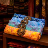 Bali blokový tisk sarong - tropický