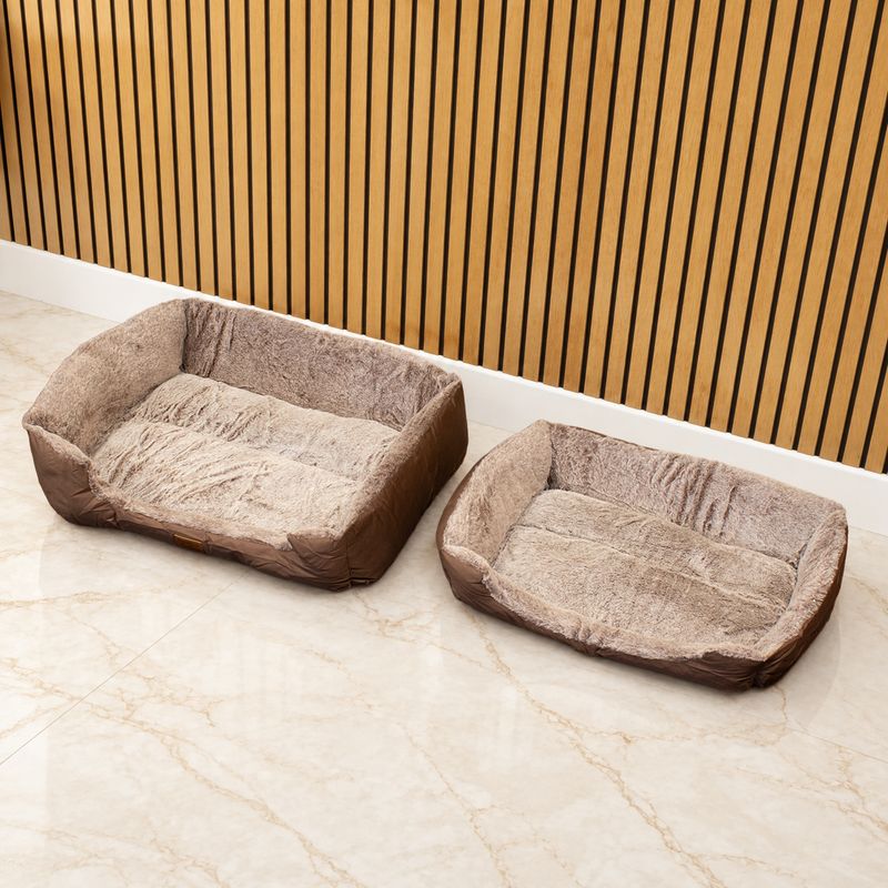 Paw Bed - Malý plyšový medvídek hnědý - 60x45x17 cm