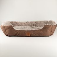 Paw Bed - Malý plyšový medvídek hnědý - 60x45x17 cm