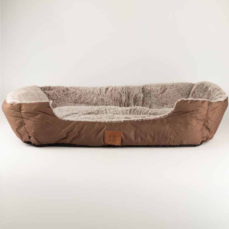 Paw Bed - Malý plyšový medvídek hnědý - 60x45x17 cm