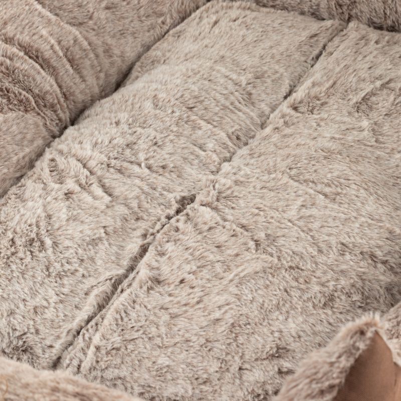Paw Bed - Malý plyšový medvídek hnědý - 60x45x17 cm