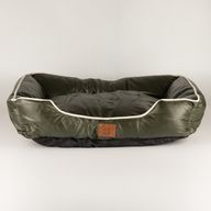 Pelíšek pro tlapky - Malý khaki zelený - 60x50x15 cm