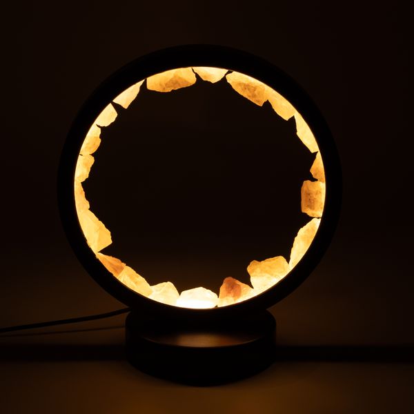Drahokamová lampa Halo - Zenové tělo - růženín
