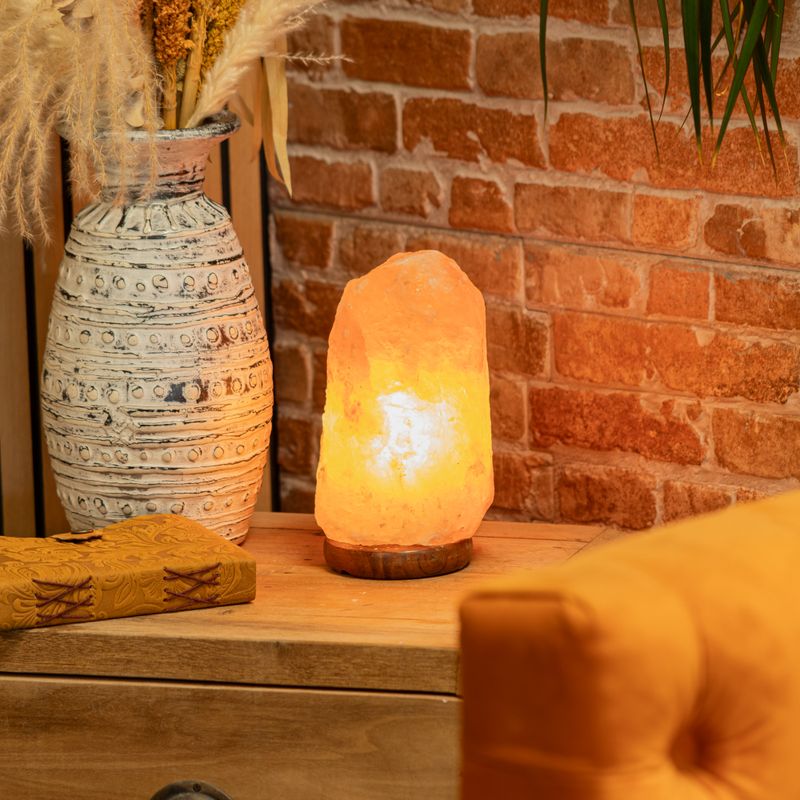 Kvalitní přírodní solná lampa - Základna cca 3-5 kg