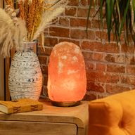 Kvalitní přírodní solná lampa – a základna cca 8–10 kg