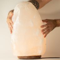 Kvalitní obrovská přírodní solná lampa - cca 24–25 kg