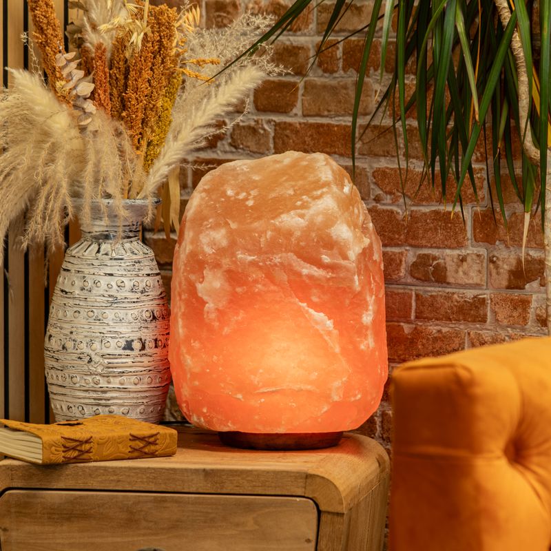 Kvalitní obrovská přírodní solná lampa - cca 24–26 kg