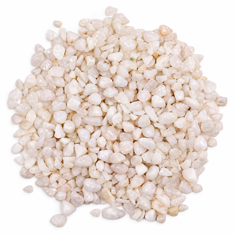 Zlomky drahých kamenů bílý křemen – 1 kg