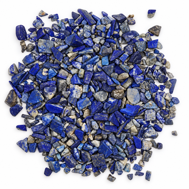 Lapis lazuli – drcené drahé kameny, balení 1 kg