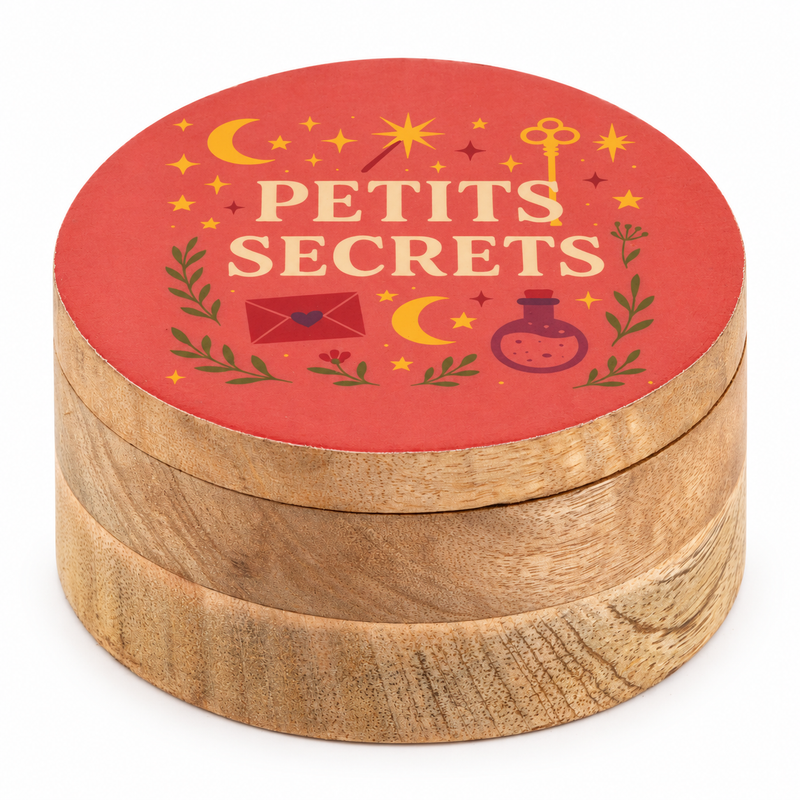 Kulatá smaltovaná krabička - Petite Secrets