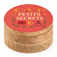 Kulatá smaltovaná krabička - Petite Secrets