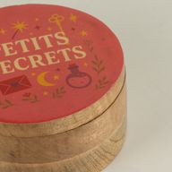 Kulatá smaltovaná krabička - Petite Secrets