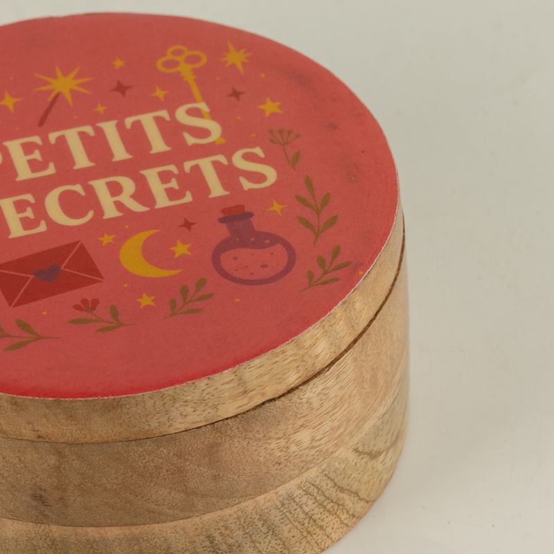 Kulatá smaltovaná krabička - Petite Secrets