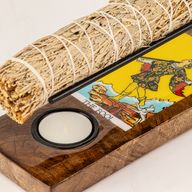 Velký smaltovaný stojánek na šalvějový svazek - Blázen