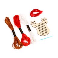 Vánoční křížková výšivka Jingle Bunch – DIY dekorace