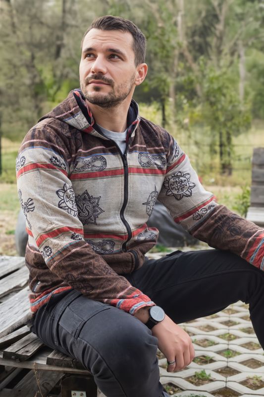 Bunda Nomad Sari Himalayan Soul - Kamenná Mandala - velikost M