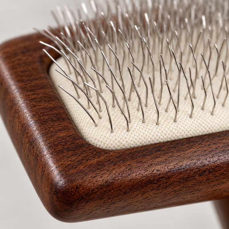 PAW Grooming Tools - Střední hřeben proti zacuchání - Ořech
