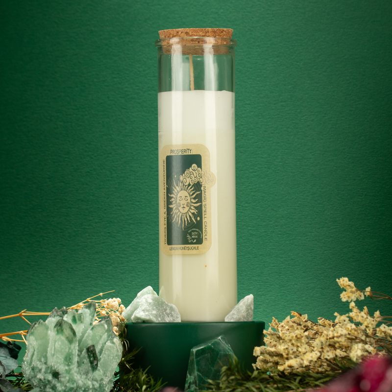 Magická Svíčka pro Rituály - Hojnost