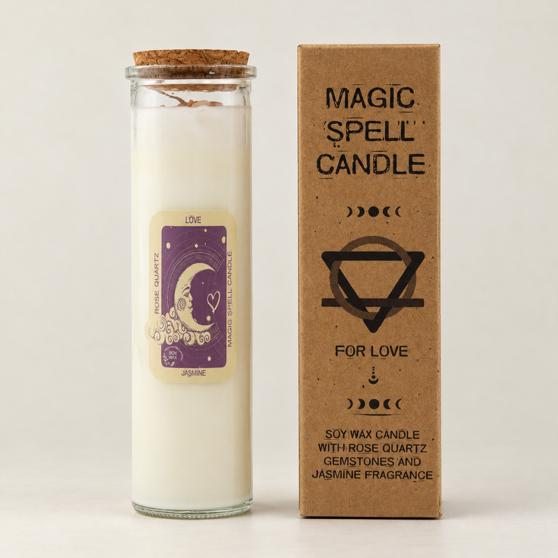 Magická Svíčka pro Rituály - Láska