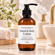 Tělové a pleťové mléko Mandarinka, Ylang & Pačuli 250 ml - bez etikety