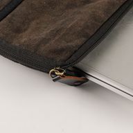 Stonewashed Velké Pouzdro na Notebook - Antracitová