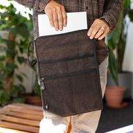 Stonewashed Velké Pouzdro na Notebook - Antracitová
