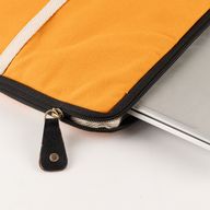 Velké plátěné pouzdro na notebook – oranžové