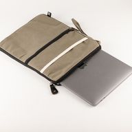 Plátěná cestovní taška na notebook – olivová