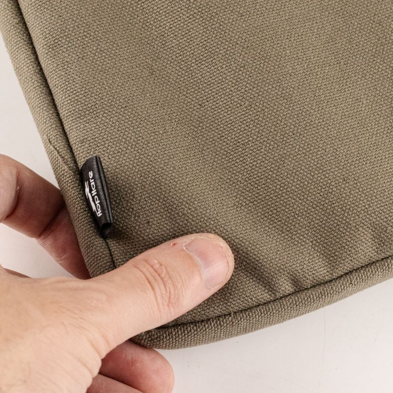 Plátěná cestovní taška na notebook – olivová