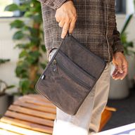 Stonewashed Cestovní Pouzdro na Notebook - Antracitové