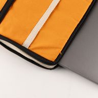 Plátěná cestovní taška na notebook – oranžová