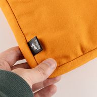 Plátěná cestovní taška na notebook – oranžová