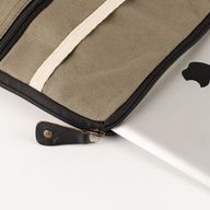 Plátěné pouzdro na tablet - olivové