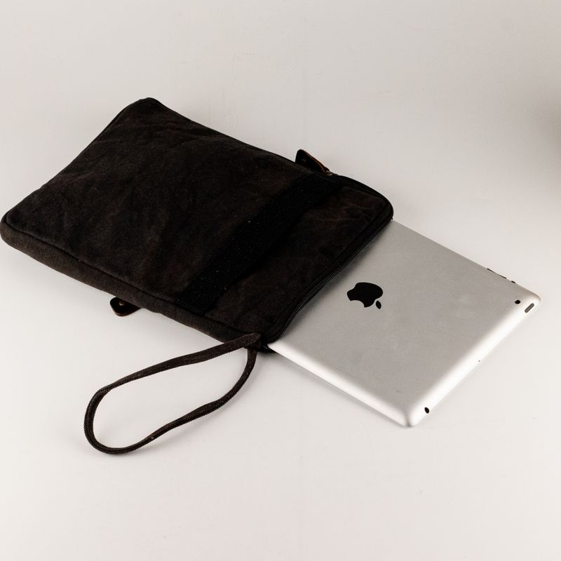 Stonewash Pouzdro na Tablet - Uhlově Šedá