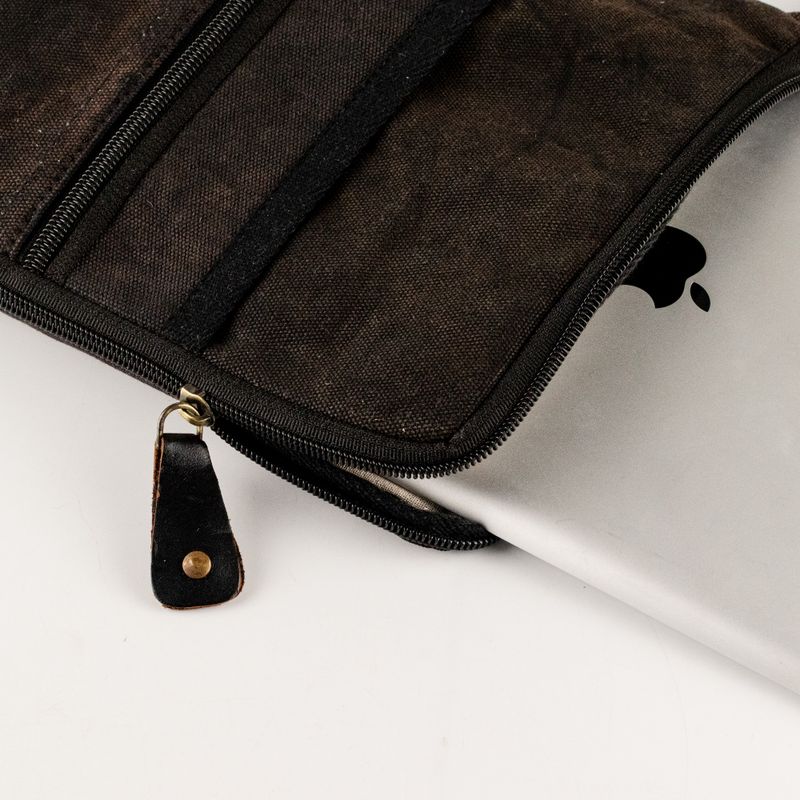 Stonewash Pouzdro na Tablet - Uhlově Šedá