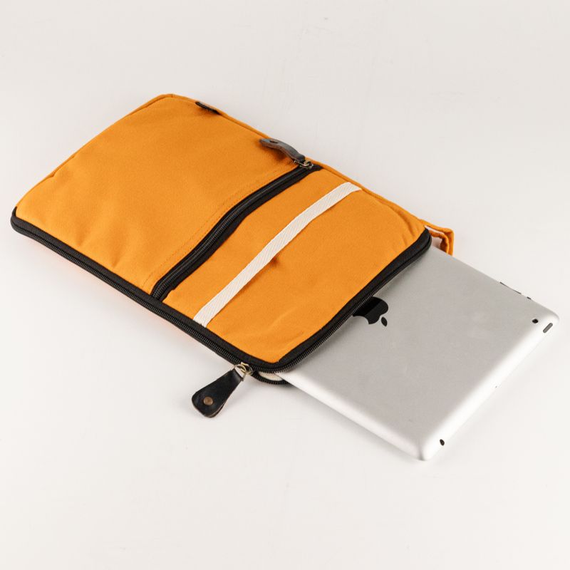 Plátěná taška na tablet – Oranžová