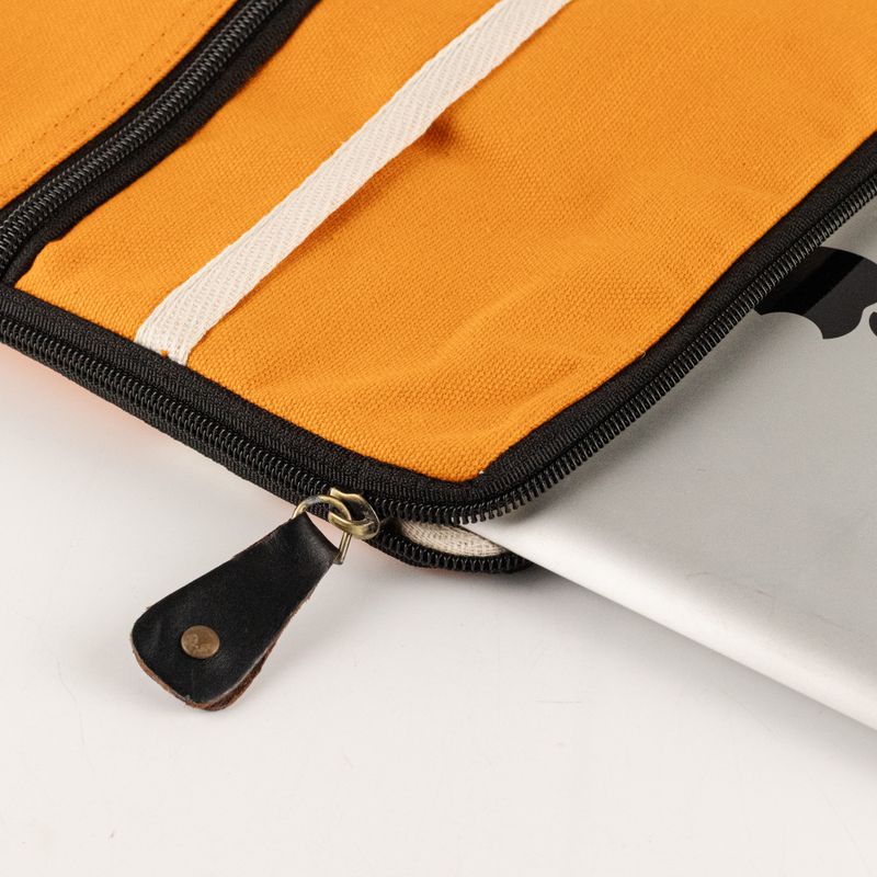 Plátěná taška na tablet – Oranžová