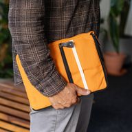 Plátěná taška na tablet – Oranžová