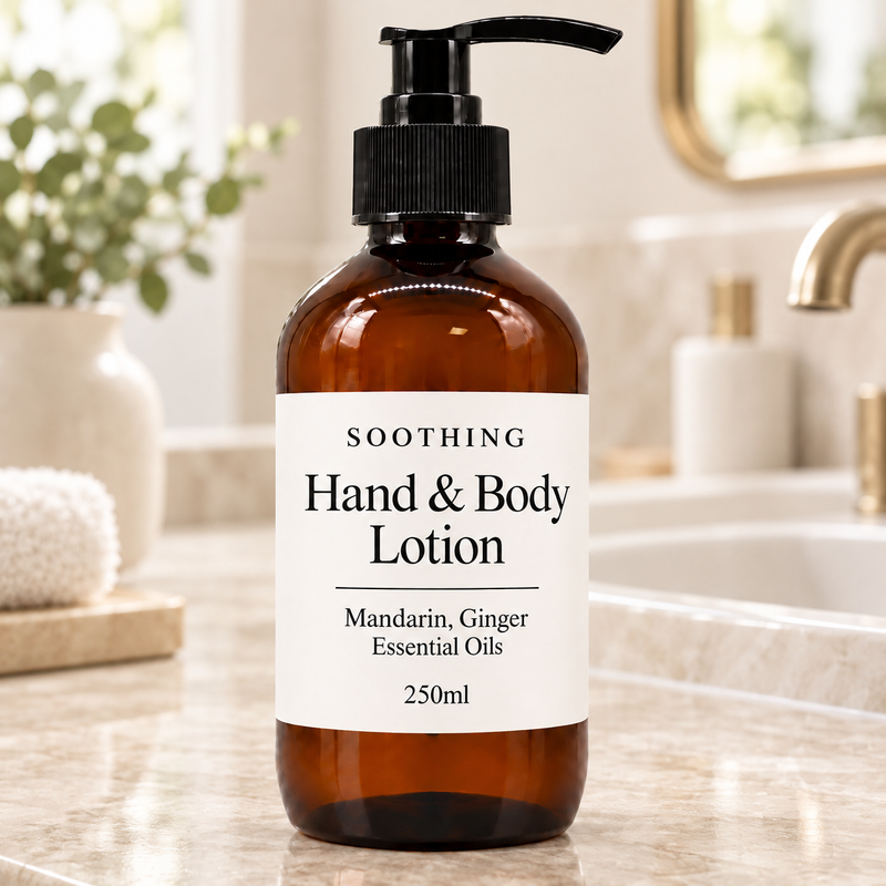 Tělové a ruční mléko Mandarinka & Zázvor 250 ml – Bez etikety