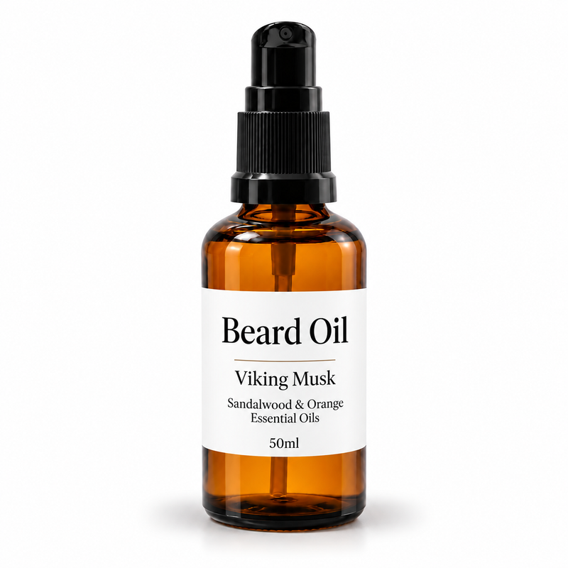 50ml Olej na vousy - Viking Musk - Bez etikety