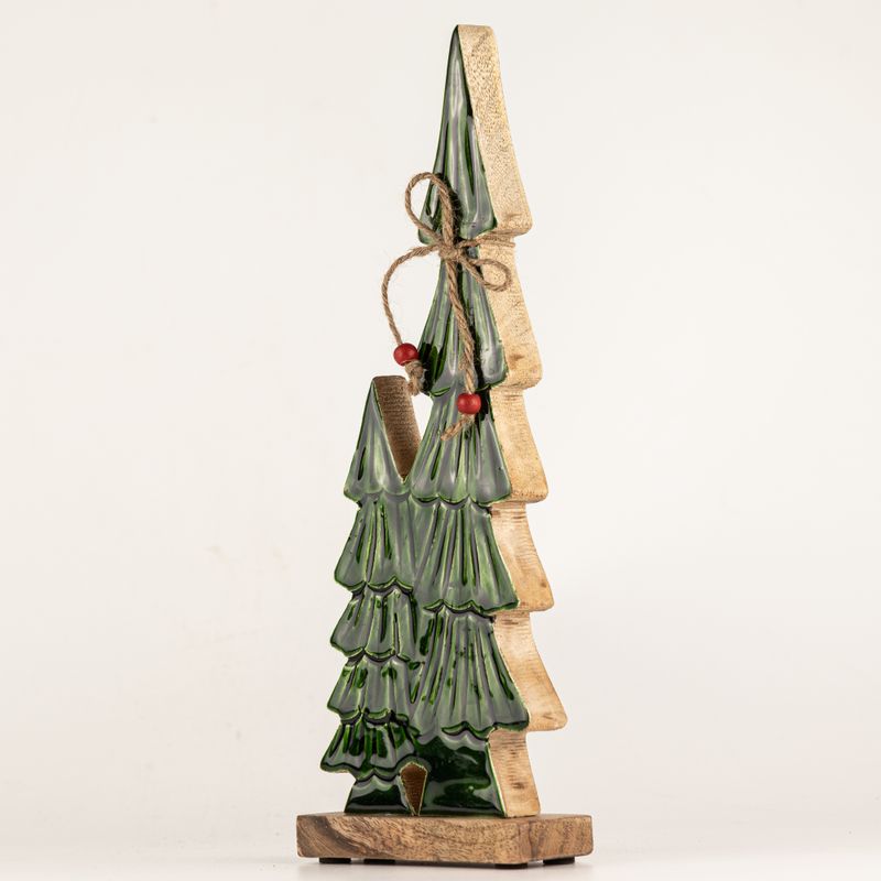 Lost in the Forest – Střední – Dvojitý Smaltovaný Strom – (34x11x2,5 cm)