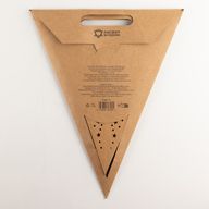 Hvězdná Lampa – Přírodní Hnědá – Sedmicípá – 60 cm