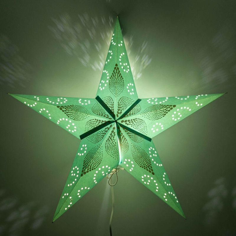 Hvězdná Lampa - Green Festival - Pěticípá - 60 cm